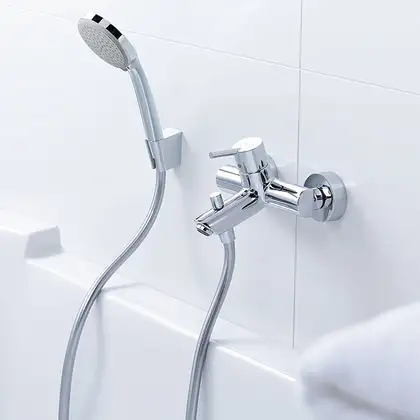 Ручний душ Hansgrohe Croma 100 Mono EcoSmart 9 л / хв, хром (28583000) Ручний душ Hansgrohe Croma 100 Mono EcoSmart 9 л / хв, хром (28583000)