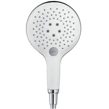 Ручний душ Hansgrohe Raindance Select S 150 3jet, білий / хром (28587400) Ручний душ Hansgrohe Raindance Select S 150 3jet, білий / хром (28587400)