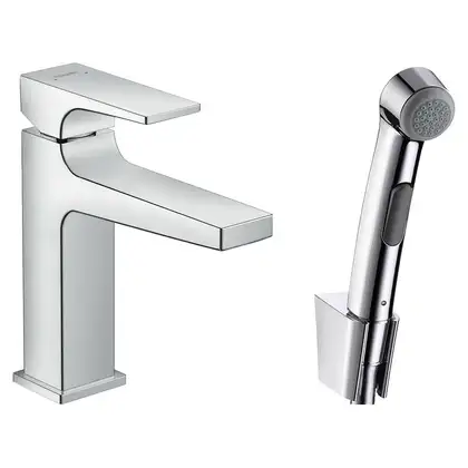 Hansgrohe Metropol 100 Змішувач для умивальника, хром (32522000) Hansgrohe Metropol 100 Змішувач для умивальника, хром (32522000)