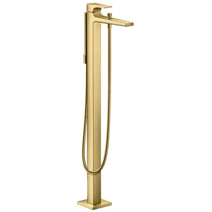 Змішувач для ванни Hansgrohe Metropol підлоговий, Polished Gold Optic (32532990)