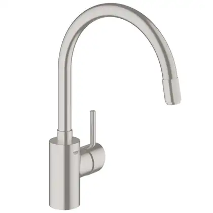 Змішувач для кухні Grohe Concetto з висувним виливом, суперсталь (32663DC1)