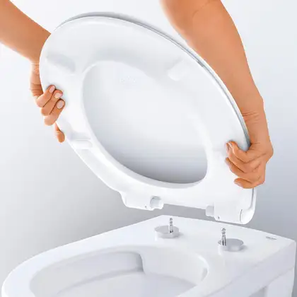 Кришка підлогового унітазу Grohe BAU Ceramic, білий (39493000) Кришка підлогового унітазу Grohe BAU Ceramic, білий (39493000)