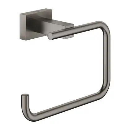 Тримач туалетного паперу Grohe Essentials Cube, без кришки, матовий графіт (40507AL1) Тримач туалетного паперу Grohe Essentials Cube, без кришки, матовий графіт (40507AL1)
