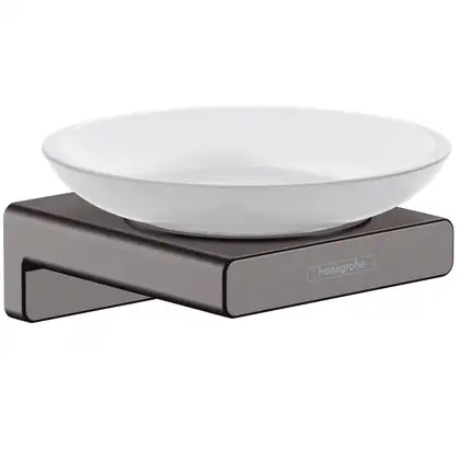 Мильниця підвісна Hansgrohe AddStoris, Brushed Black (41746340)
