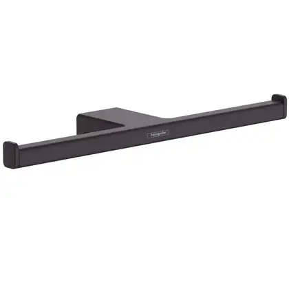 Тримач туалетного паперу подвійний Hansgrohe AddStoris, Matt Black (41748670) Тримач туалетного паперу подвійний Hansgrohe AddStoris, Matt Black (41748670)