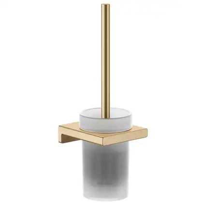 Щітка для унітазу Hansgrohe AddStoris підвісна, Brushed Bronze/скло (41752140)