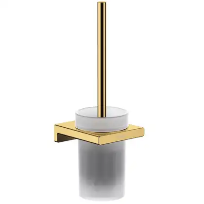 Щітка для унітазу настінна Hansgrohe AddStoris, Polished Gold Optic (41752990)