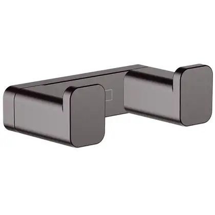 Гачок подвійний Hansgrohe AddStoris 3,6х1,6x6,6 см, Brushed Black (41755340) Гачок подвійний Hansgrohe AddStoris 3,6х1,6x6,6 см, Brushed Black (41755340)