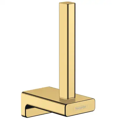 Тримач запасного рулону туалетного паперу Hansgrohe AddStoris, Polished Gold Optic (41756990)