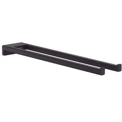 Полотенцедержатель Hansgrohe AddStoris 44,5 см, подвійний, Matt Black (41770670) Полотенцедержатель Hansgrohe AddStoris 44,5 см, подвійний, Matt Black (41770670)