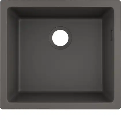 Hansgrohe S510-U450 Мийка кухонна під стільницю, Stonegrey (43431290)