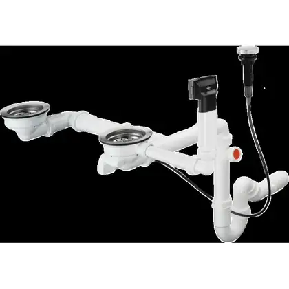 Сифон для мийки Hansgrohe D17-11 (43938000) Сифон для мийки Hansgrohe D17-11 (43938000)