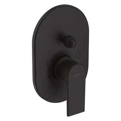 Змішувач для ванни/душу Hansgrohe Vernis Shape 200 прихованого монтажу, верхня частина, чорний матовий (71458670) Змішувач для ванни/душу Hansgrohe Vernis Shape 200 прихованого монтажу, верхня частина, чорний матовий (71458670)