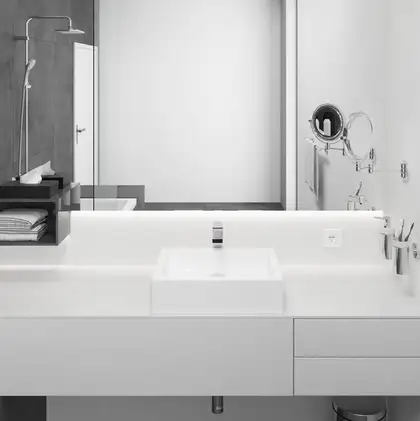 Hansgrohe Vernis Shape 190 Змішувач для умивальника, чорний (71562670) Hansgrohe Vernis Shape 190 Змішувач для умивальника, чорний (71562670)