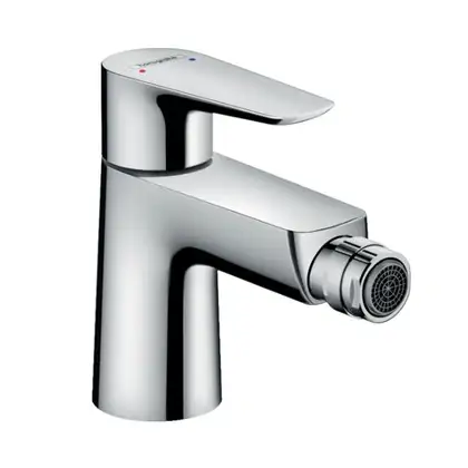 Змішувач для біде Hansgrohe Talis E з донним клапаном push/open, хром (71721000) Змішувач для біде Hansgrohe Talis E з донним клапаном push/open, хром (71721000)