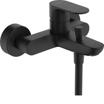 HANSGROHE Rebris S Смеситель для ванны, черный матовый (72440670) HANSGROHE Rebris S Смеситель для ванны, черный матовый (72440670)