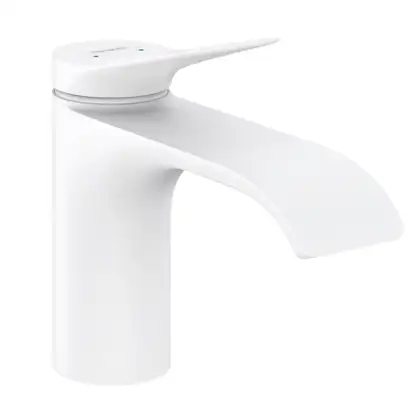 Змішувач для умивальника Hansgrohe Vivenis 80, білий (75012700)