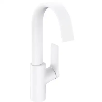 Змішувач для умивальника Hansgrohe Vivenis 210 з поворотним носиком, Matt White (75032700) Змішувач для умивальника Hansgrohe Vivenis 210 з поворотним носиком, Matt White (75032700)