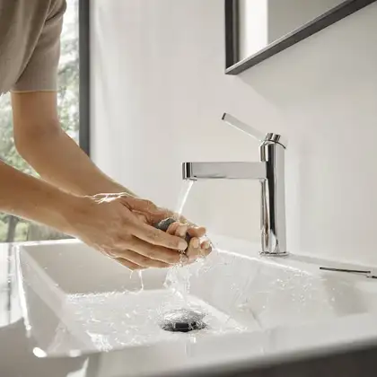 Hansgrohe Finoris 110 Смеситель для раковины, хром (76020000) Hansgrohe Finoris 110 Смеситель для раковины, хром (76020000)