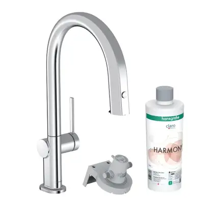 Змішувач кухонний Hansgrohe Aqittura M91 FilterSystem 210 1jet pull-out Sbox з картриджем Harmony, хром (76800000) Змішувач кухонний Hansgrohe Aqittura M91 FilterSystem 210 1jet pull-out Sbox з картриджем Harmony, хром (76800000)