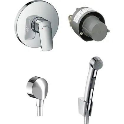 Гігієнічний душ Hansgrohe Logis S зі змішувачем, хром (20200005) Гігієнічний душ Hansgrohe Logis S зі змішувачем, хром (20200005)