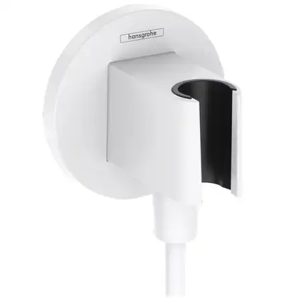 Шлангове підключення Hansgrohe FixFit Porter S з тримачем, Matt White (26888700)