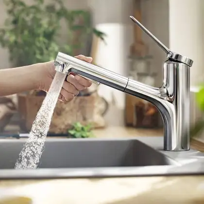 Hansgrohe Zesis M33 150 2jet Змішувач для кухні, хром (74800000) Hansgrohe Zesis M33 150 2jet Змішувач для кухні, хром (74800000)