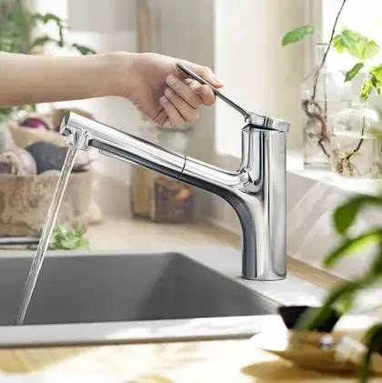 Hansgrohe Zesis M33 150 2jet Змішувач для кухні, хром (74800000) Hansgrohe Zesis M33 150 2jet Змішувач для кухні, хром (74800000)