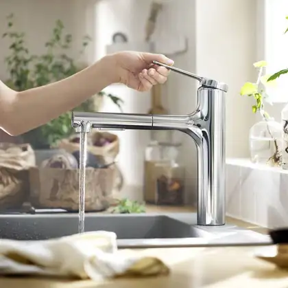Hansgrohe Zesis M33 160 Змішувач для кухні, хром (74804000) Hansgrohe Zesis M33 160 Змішувач для кухні, хром (74804000)