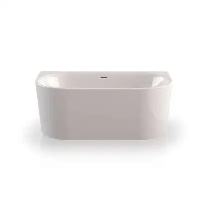 Ванна акрилова Knief FRESH WALL XS 155x80, пристінна, без г/м щілинний перелив, білий глянсовий (0100235/010009106S) (0100235_010009106S)