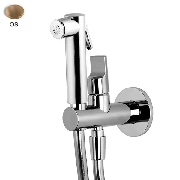 Гігієнічний душ Fima Carlo Collettivita із вбудованим змішувачем, BRUSHED GOLD (F2320-1NOS) Гігієнічний душ Fima Carlo Collettivita із вбудованим змішувачем, BRUSHED GOLD (F2320-1NOS)