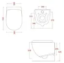 Унітаз підвісний ArtCeram File 2.0 Rimless, grigio oliva (FLV004 15; 00)