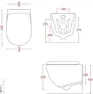 Унітаз підвісний Artceram File 2.0, marrone matera (FLV004 41; 00) (FLV004 41;00)