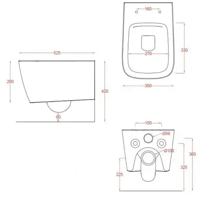 Artceram A16 Унитаз подвесной, черный матовый (ASV003 17; 00) (ASV003 17; 00_ASA001 17; 71) Artceram A16 Унитаз подвесной, черный матовый (ASV003 17; 00) (ASV003 17; 00_ASA001 17; 71)