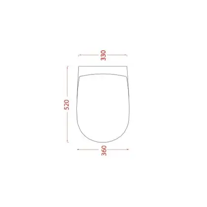 Кришка для унітазу Artceram File 2.0, білий (FLA014 01) Кришка для унітазу Artceram File 2.0, білий (FLA014 01)
