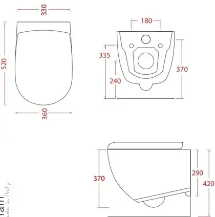 Унітаз підвісний Artceram File 2.0, marrone matera (FLV004 41; 00) (FLV004 41;00) Унітаз підвісний Artceram File 2.0, marrone matera (FLV004 41; 00) (FLV004 41;00)