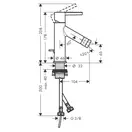 Axor Starck Lever Змішувач для біде, хром (10214000)
