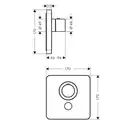 Термостат для душу Axor Shower Select Highflow, хром (36706000)