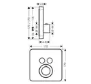 Axor Citterio Shower Select Термостат для душу, хром (36707000)