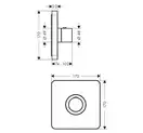 Axor Shower Select Highflow Термостат для душу, хром (36711000)