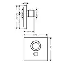 Axor Shower Select Highflow Термостат для душа, хром (36716000)