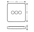 Axor Shower Select Softcube Вентиль на 3 режима, хром (36773000)