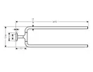 Тримач для рушників з двома ручками AXOR Universal Circular, хром (42822000)