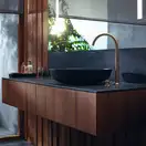 Змішувач для умивальника Axor Select 260 на 2 отвори, із донним клапаном push-open, Brushed bronze (48060140)