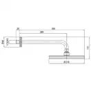 Верхній душ BOSSINI Liberty-GOM d200 мм, хром (H27740H00030009)