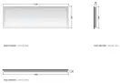 Дзеркало Flaminia Make-up 150х50х3 (MKS50)