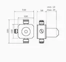 GRB Incool Скрытая часть смесителя (90001000)
