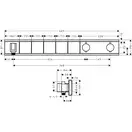 Hansgrohe RainSelect Термостат на 5 споживачів, хром (15358000)