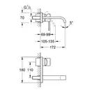 Змішувач для умивальника Grohe Allure S-Size (19309000)