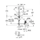 Змішувач для умивальника Grohe BauEdge L-Size, хром (23093000)